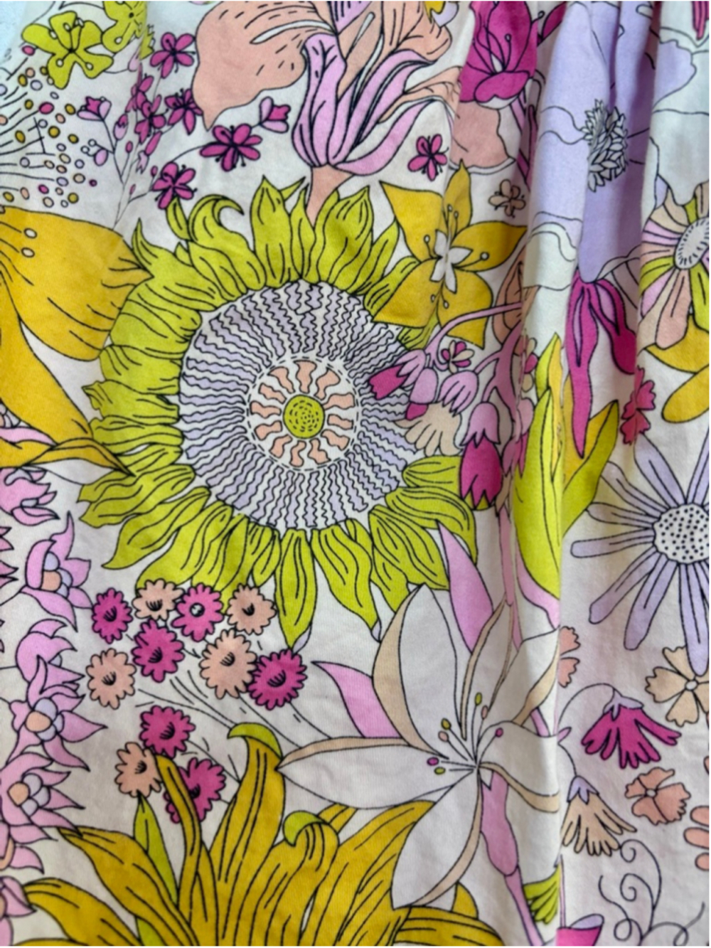 Girls Liberty of London for Target Floral Skirt S Ruffle White Pink Cotton - Picture 8 of 10